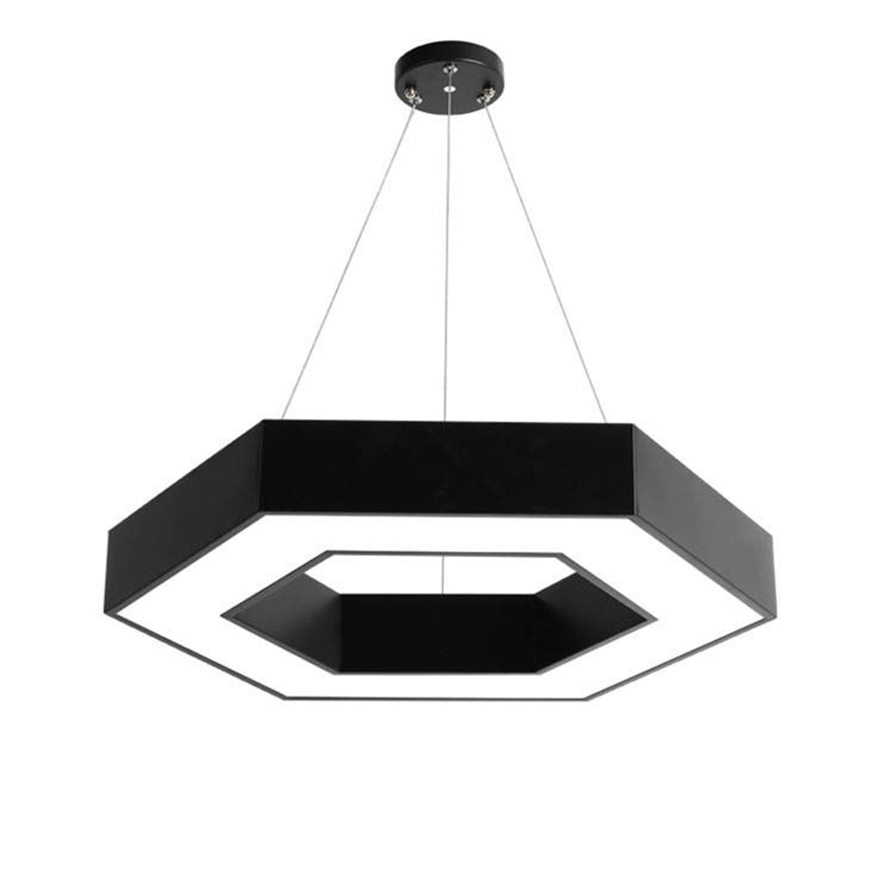 Minimalist Design Project Decoration Lighting Flicker Free 36W CRI95 Dim to Warm Garage Hexagonal LED Lamp