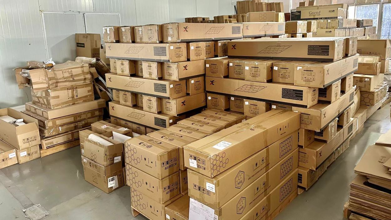 Xolle Light LED product warehouse and finished goods storage
