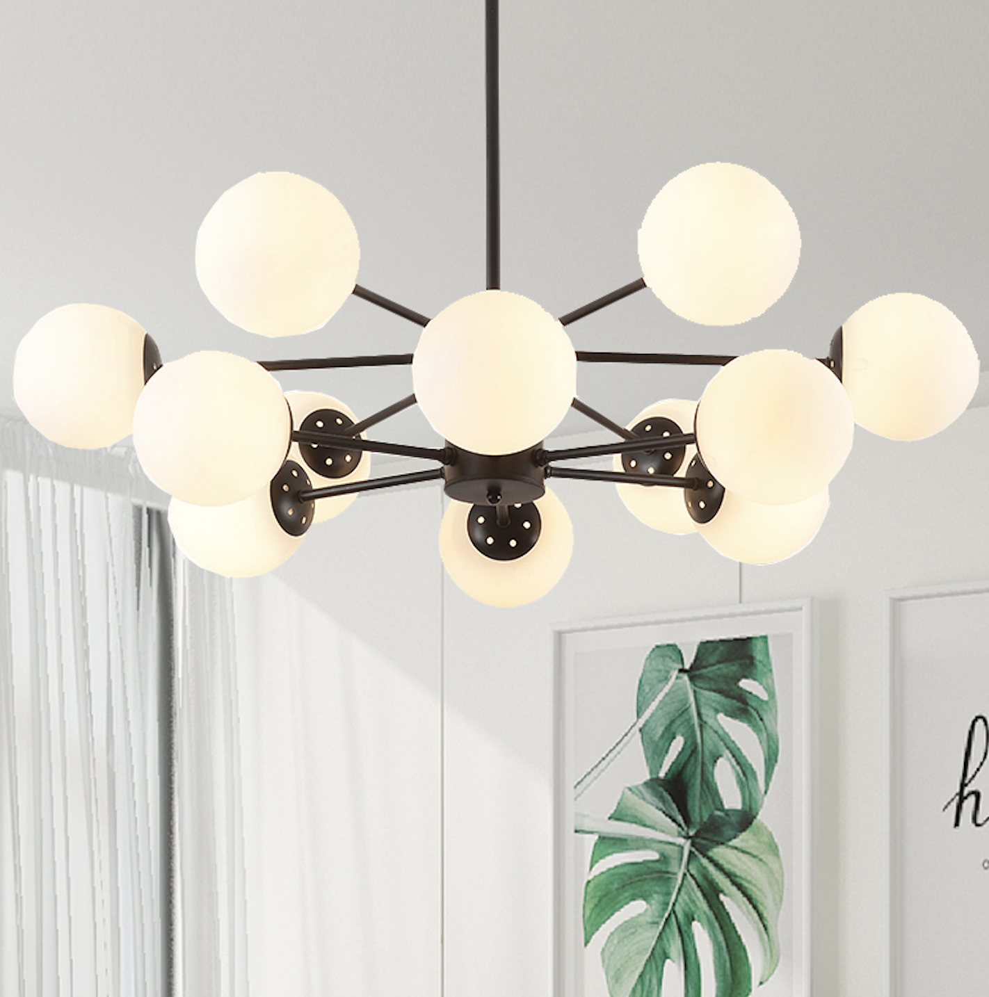 Factory Direct High Quality Chandeliers and Lamps Modern Fiber Optic Star Ceiling Light Kit Pendant Hanging Light