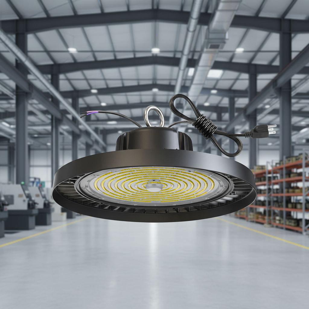 Wholesales 3CCT 3Power Switchable 100W Garage UFO Workshop Highbay Lighting Commwecial Industrial Led High Bay Light
