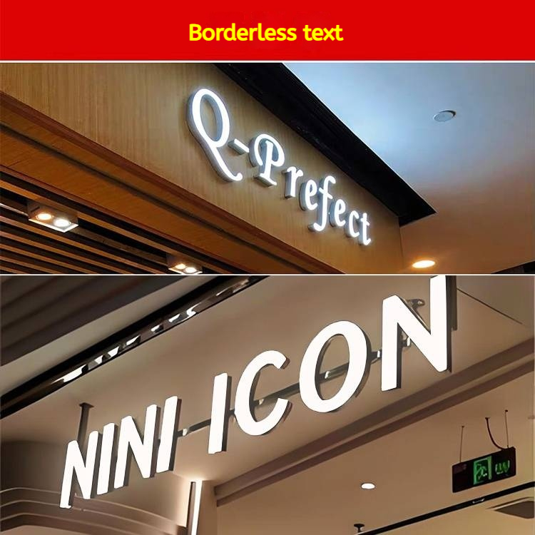 Custom LED Art Letter Lamp For Milk Tea Shop Yoga Studio Bar Front Desk Hair Salon Sign Luminous Door Back Ceiling Lights Design