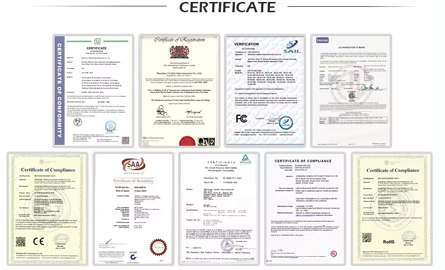 Certifications