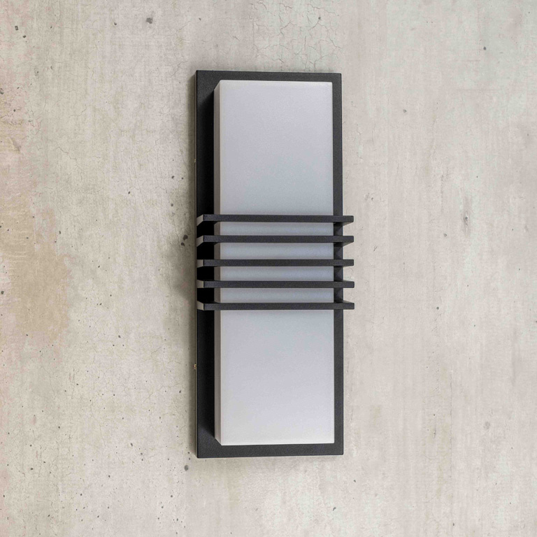 Outdoor Waterproof Aluminum Square LED Porch Lights Modern Nordic Garden Exterior Lighting Wall-Mounted