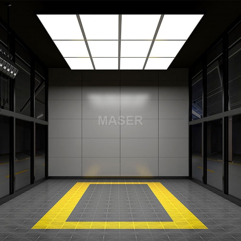 Factory Sale Modern LED Light Car Care Lighting LED Ceiling Light for Workshop Car Wash Shop Garage 12 Grid System