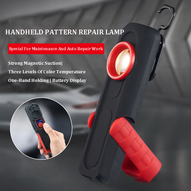 Car Detailing Tools Car Paint Finish Lamp 500LM 2400mAh Scan Swirl Magnetic Grip Multifunction Auto Repair Working Lights