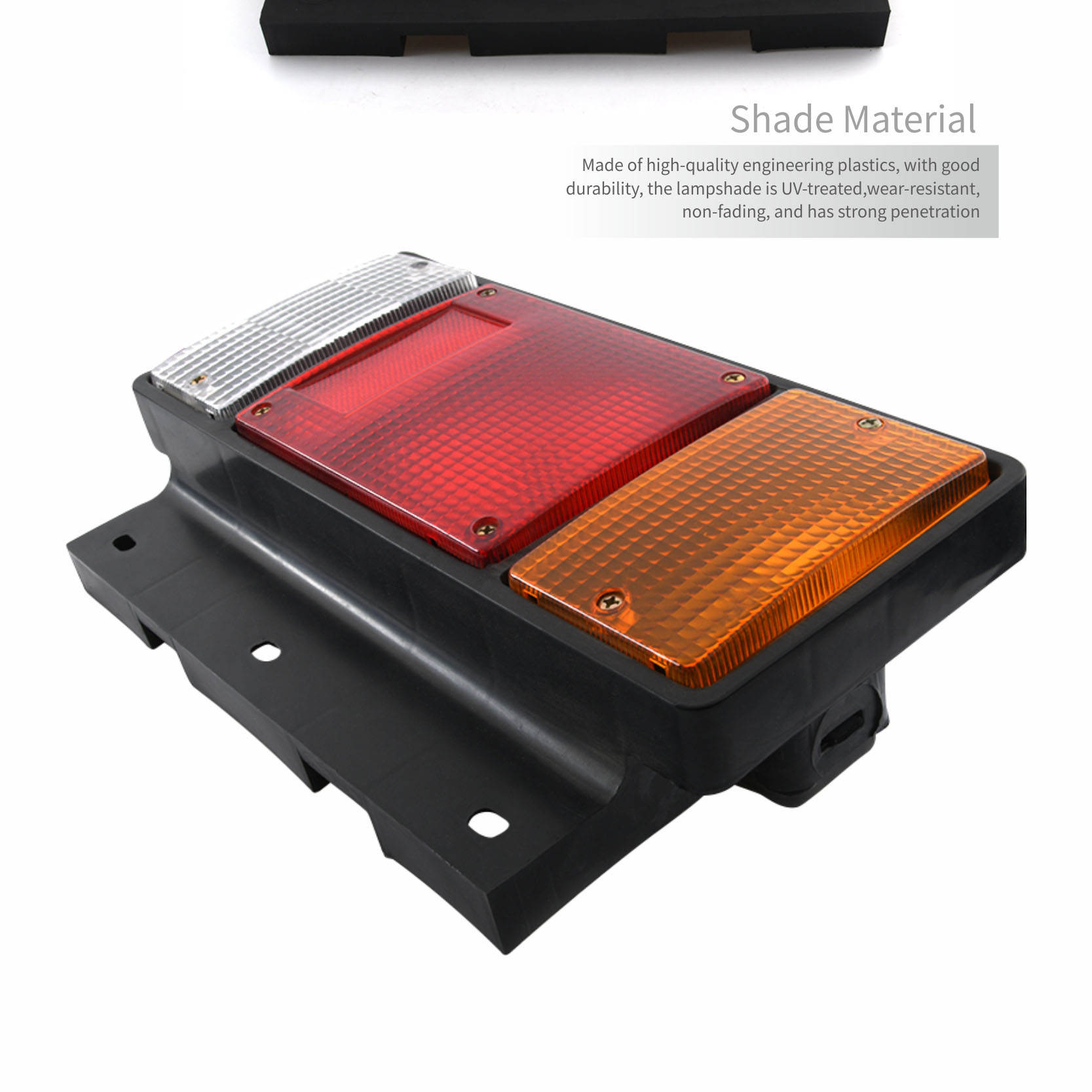 Factory Wholesale Black Metal Rear Tail Light with 40 Bead Metal Grid Bright LED Truck Halogen &amp; Xenon Tail Lights