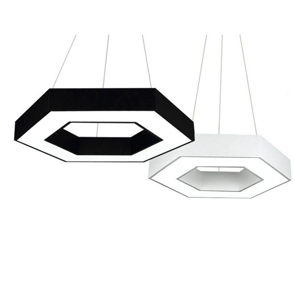Minimalist Design Project Decoration Lighting Flicker Free 36W CRI95 Dim to Warm Garage Hexagonal LED Lamp