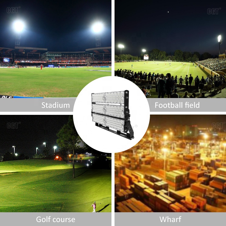 960 Watt 1200W 1500W Modular LED Flood Lights Spotlight Lamp IP66 Outdoor Football Tunnel Stadium Light