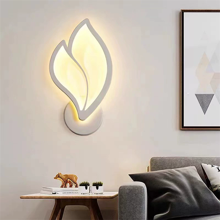 Triangle Decorative Led Wall Light Indoor Room Lighting Modern Simple Tricolor Led Wall Lamp