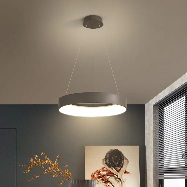 Minimalist Creative square Villa Living Room Chandelier Beautiful Popular Bedroom LED Pendant Light
