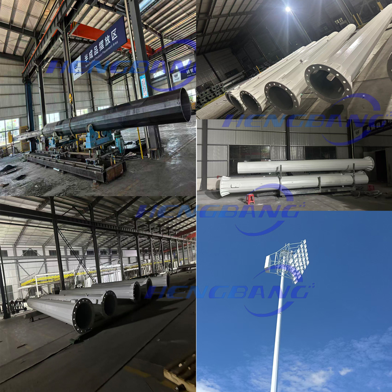 Customized Factory Price Hot Sale High Mast Lighting 12M 13M 15M 18M 20M 25M 30M Led High Mast Light for Airport Highway Road