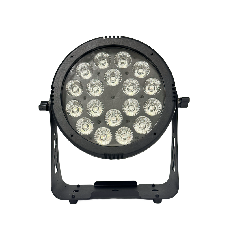 High Bright Waterproof Led Par Light IP65 Led Rgbwauv Hex 18*20w Outdoor Slim Par DMX for Park Scenic Stage Event Show Lighting