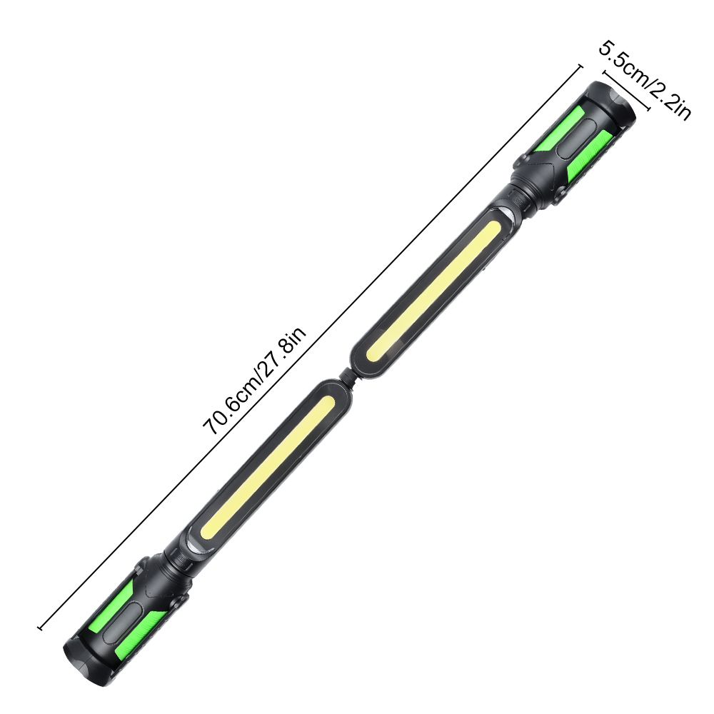 Portable Magnetic Rechargeable Work Light Hooks for Car Repair Inspection Garage Workshop Premium Underhood Emergency Lighting