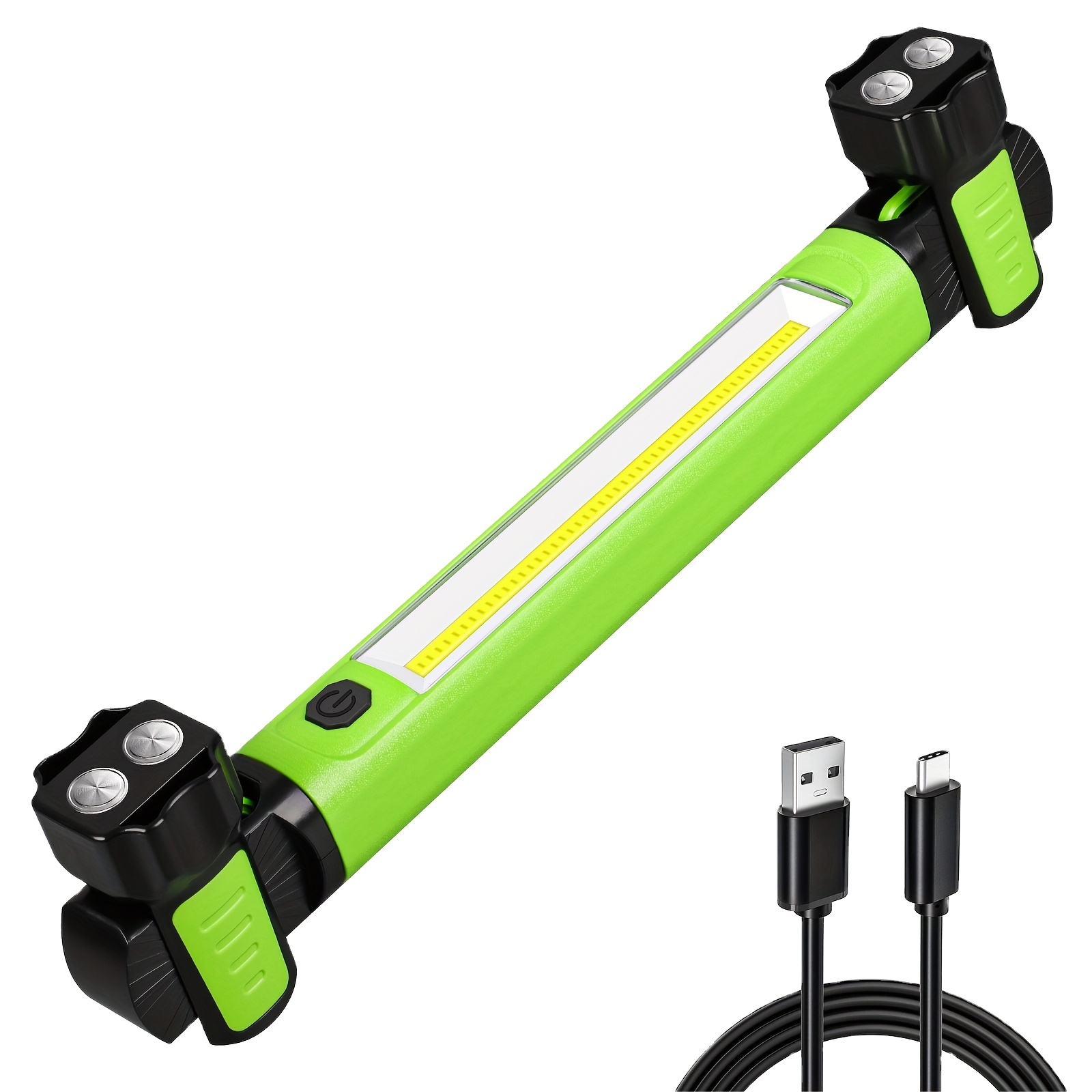 Under Hood Work Light Usb Rechargeable Car Repair Underhood Light Magnetic Work Lamp Led Auto Tool Light Photograph