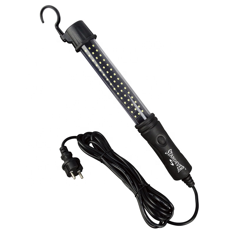 15W 48smd Hand Portable 5m Power Cable AC LED Inspection Work Light