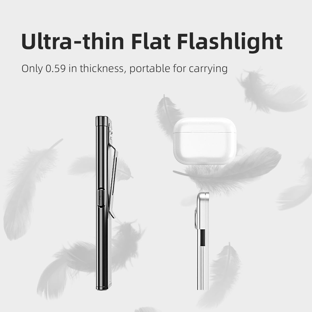 WARSUN New T7 500 Lumen Mini Portable Outdoor Rechargeable LED Torch Light Waterproof Magnetic Grip Work Pocket Flashlight