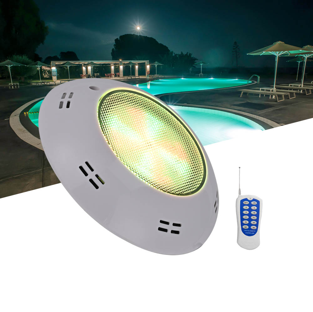 IP68 Waterproof LED RGB Pool Lights New Honeycomb Anti-Glare Thick ABS Wall Mounted Cover LED Pool Lights