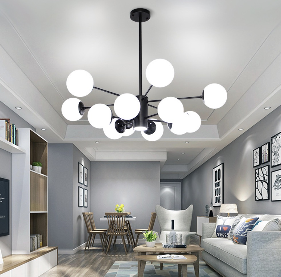 Factory Direct High Quality Chandeliers and Lamps Modern Fiber Optic Star Ceiling Light Kit Pendant Hanging Light