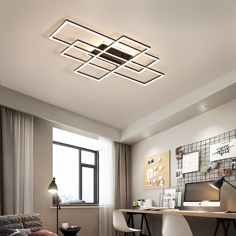 Hot Sale Square/Rectangle Shape Ceiling Lamp Modern Minimalist LED Decorative Ceiling Lighting