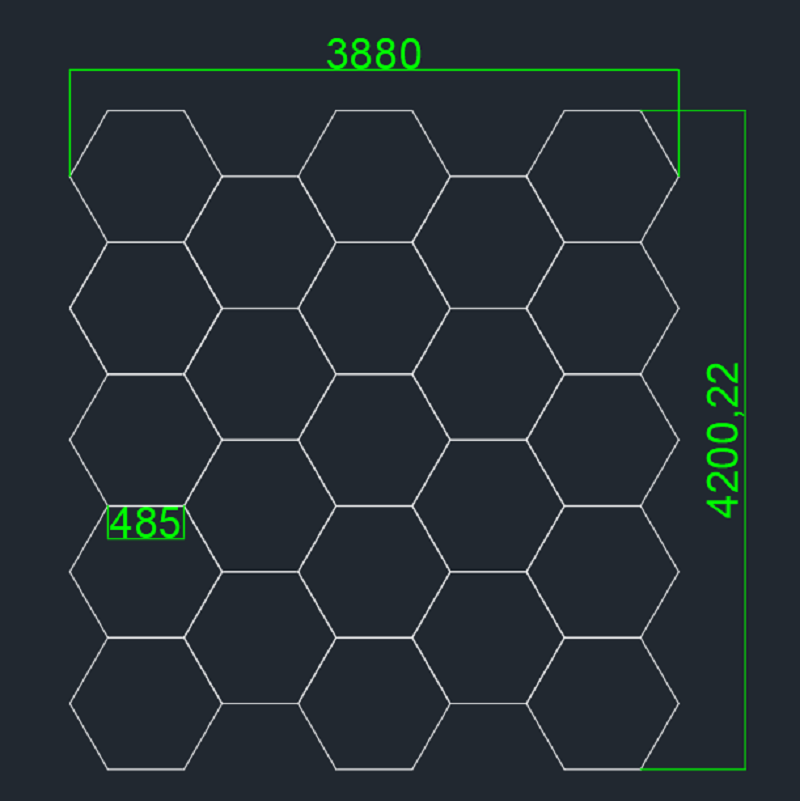 Drop Shipping PT023 3.8M*4.2M (12.46ft *13.77ft) Super Bright Diy Assembled Geometric Shape Luz Hexagonal Garage Led Shop Light