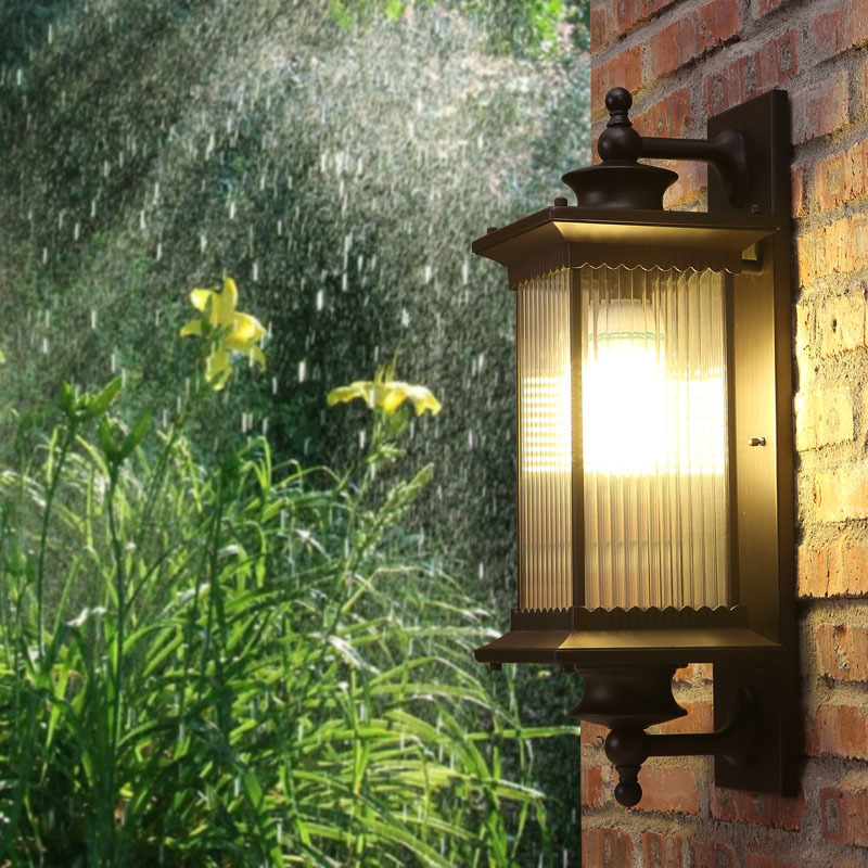 Modern Style LED Wall Mount Fixture Decorative Outdoor Lighting Waterproof Garden Wall Light Lamps
