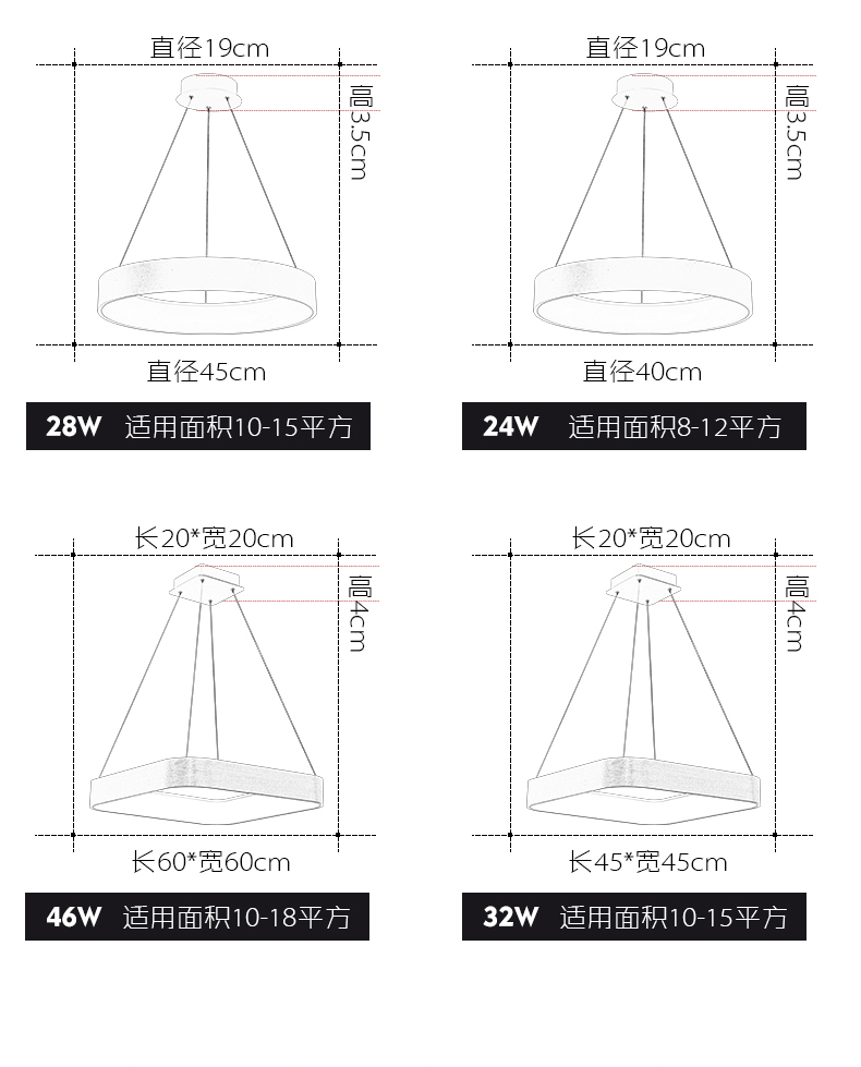 LED Pendant Light Detail 13