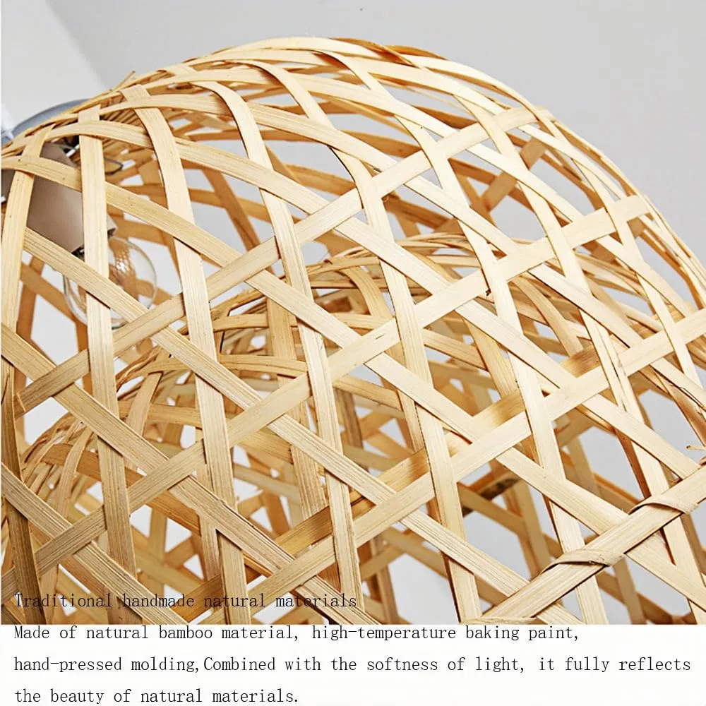 Bamboo Lamp Top View