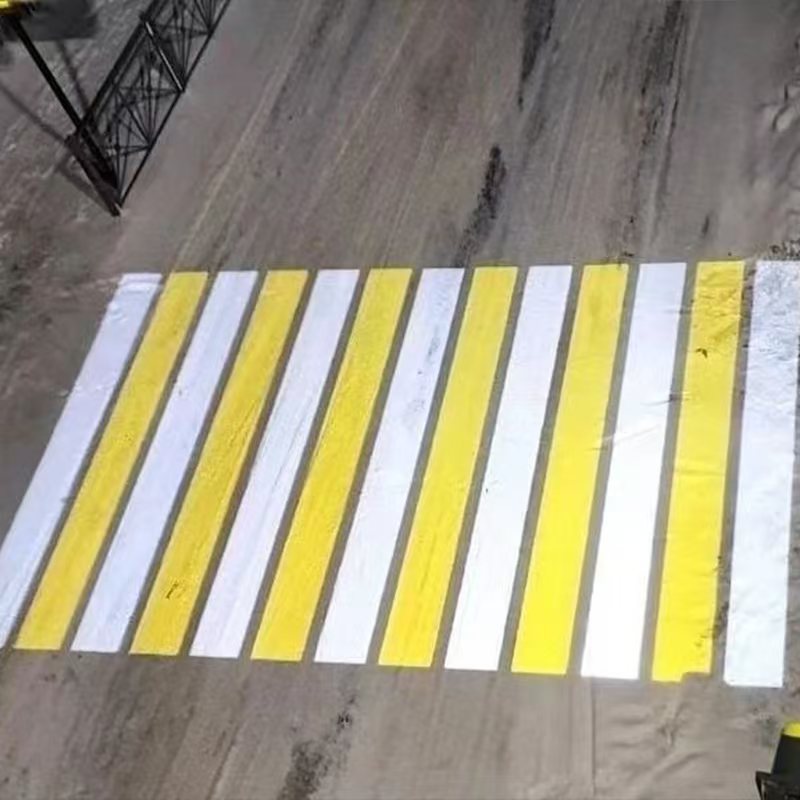 Zebra Crossing RGB LED Outdoor Industrial Logo Spotlight IP67 Traffic Sign Advertising Pattern Tunnel Lighting Aluminum Alloy