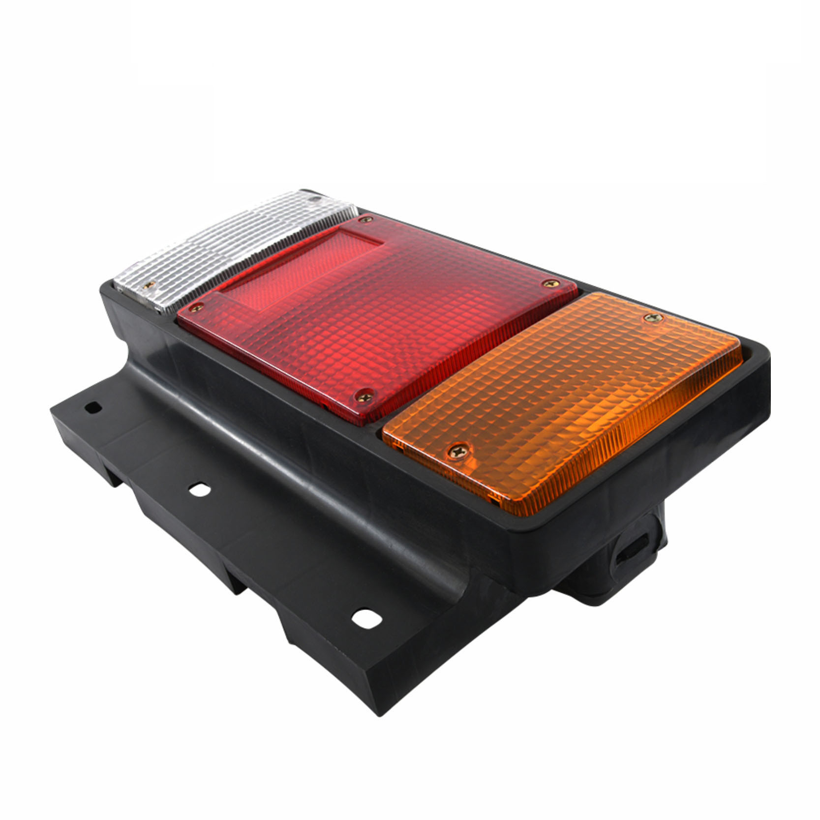 Factory Wholesale Black Metal Rear Tail Light with 40 Bead Metal Grid Bright LED Truck Halogen &amp; Xenon Tail Lights