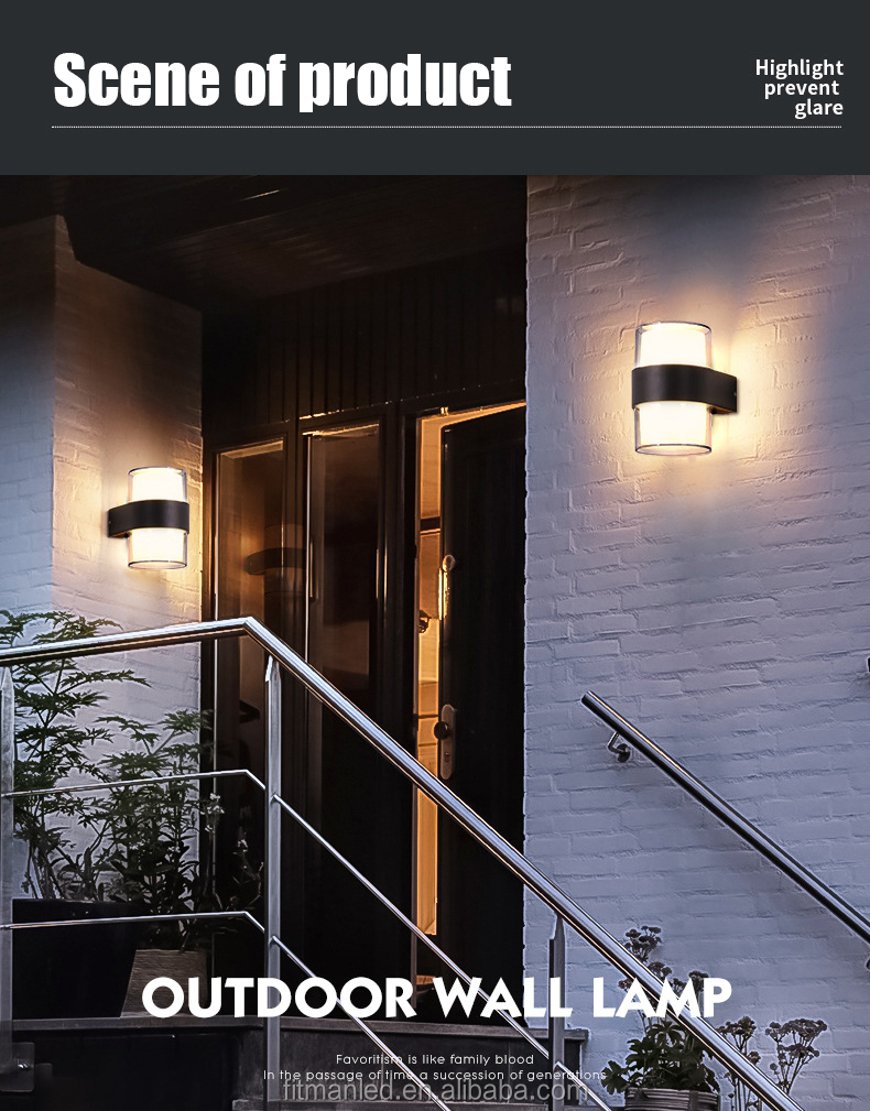 LED Wall Light Outdoor Display