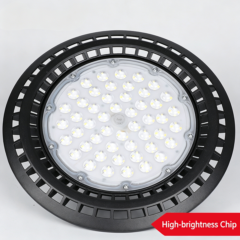 100W 150W 200W LED High Bay Light, Industrial Commercial Warehouse Factory Garage Gym Workshop High Brightness Lighting Fixture