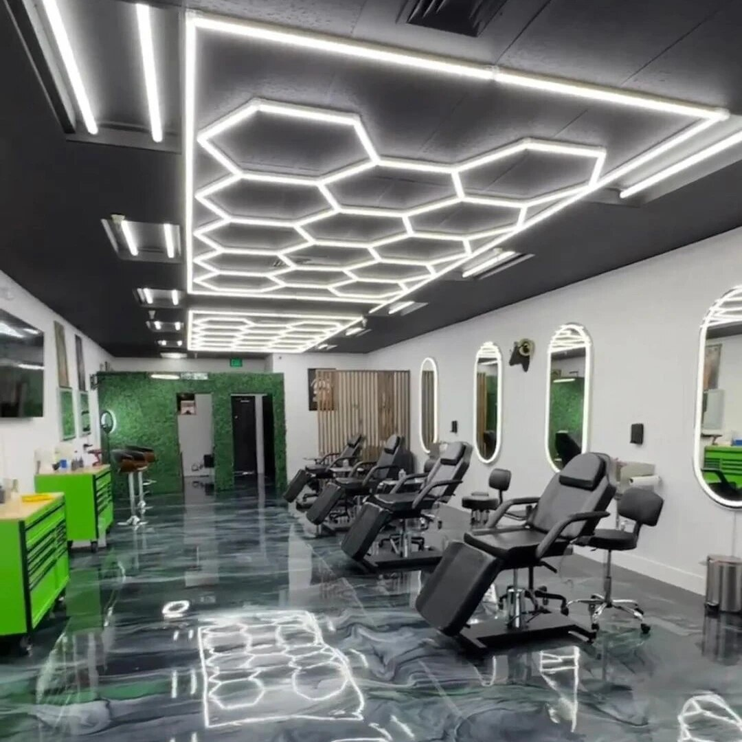 Boboidol Manufacturer Customized Honeycomb Wall Ceiling Light Hexagon Lights Garage Hex Hexagonal Led Lights