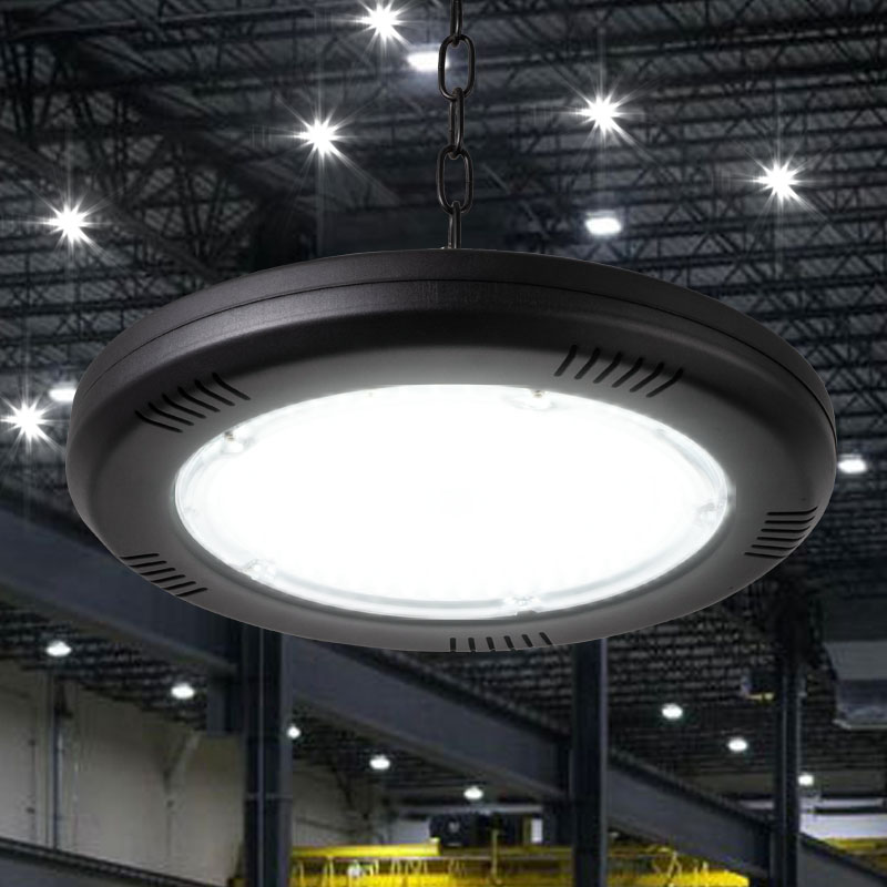 Led High Bay Light 100W 150W 200W Factory Warehouse Airport Showroom Exhibition Hall Commercial Industrial Lighting