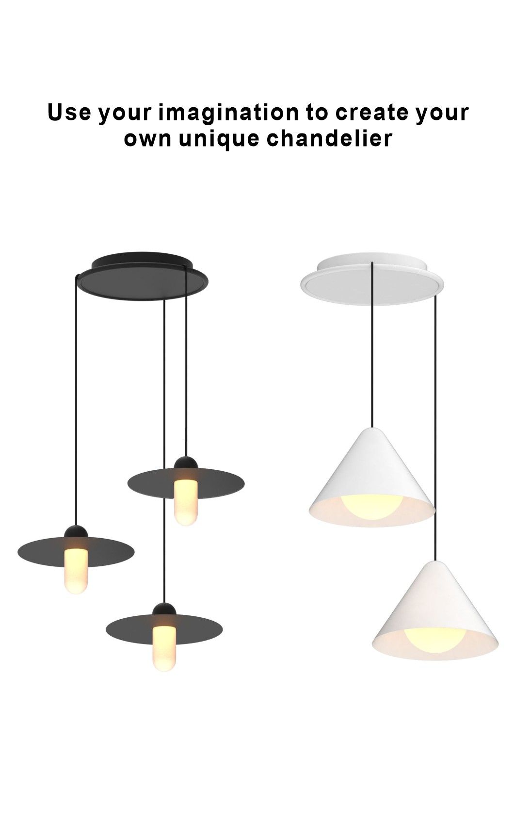 Delicate Minimalist LED Pendant Lights for Restaurant Kitchen Dining Room 7W 10W 12W 20W 30W Chandelier Lamp Adjustable Height
