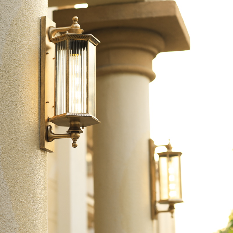 Modern IP65 Waterproof Aluminum Outdoor Wall Lantern LED Light Wall Mount Lamp Fixtures for Porch &amp; Exterior Wall Lighting