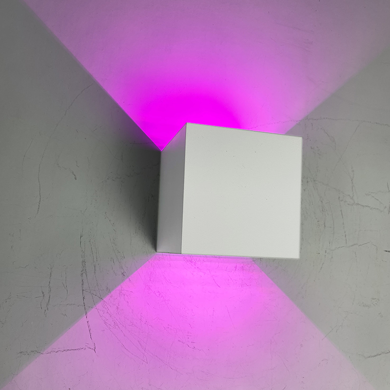 EU Standard Tuya Smart WiFi LED Wall Lamp 9W RGBW Outdoor APP Control Waterproof Sconce DimmableLight Workwith Alexa Google Home
