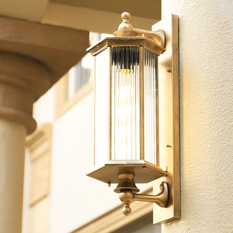 Modern IP65 Waterproof Aluminum Outdoor Wall Lantern LED Light Wall Mount Lamp Fixtures for Porch &amp; Exterior Wall Lighting