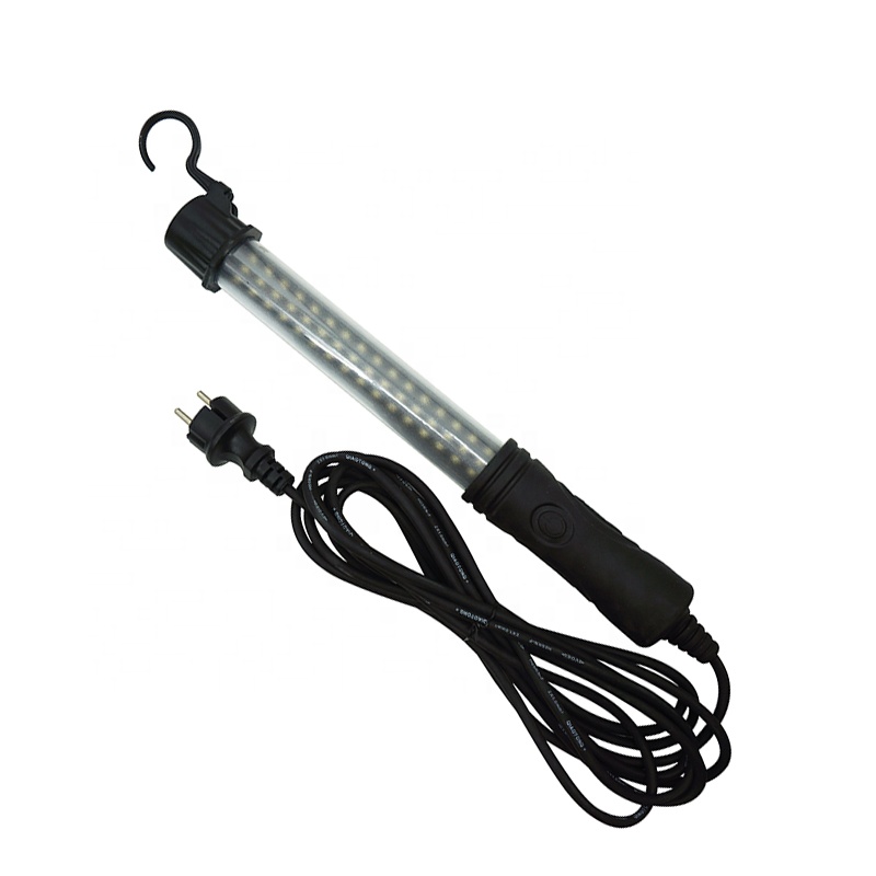 15W 48smd Hand Portable 5m Power Cable AC LED Inspection Work Light