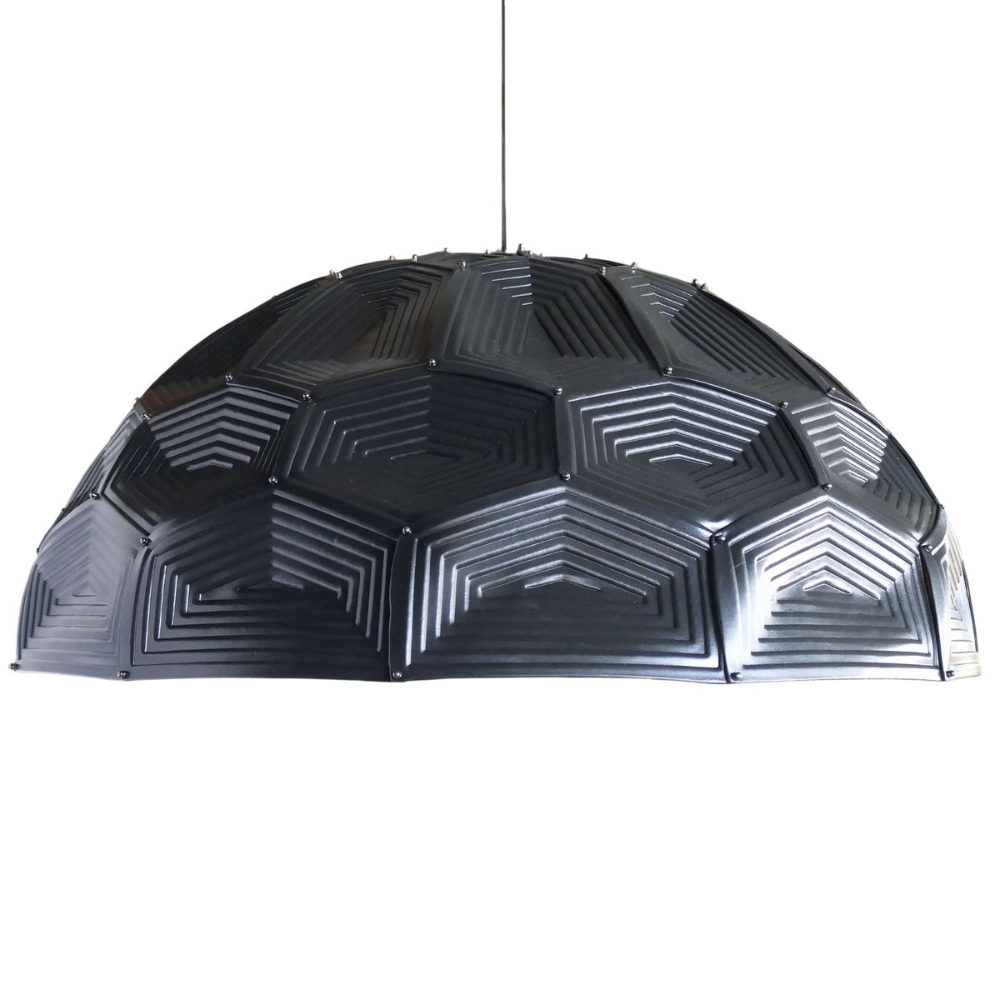 Modern Geometric Faceted White Ceramic Dome Pendant Lamp Hanging Ceiling Light Fixture For Kitchen Dining Room Decor Lighting