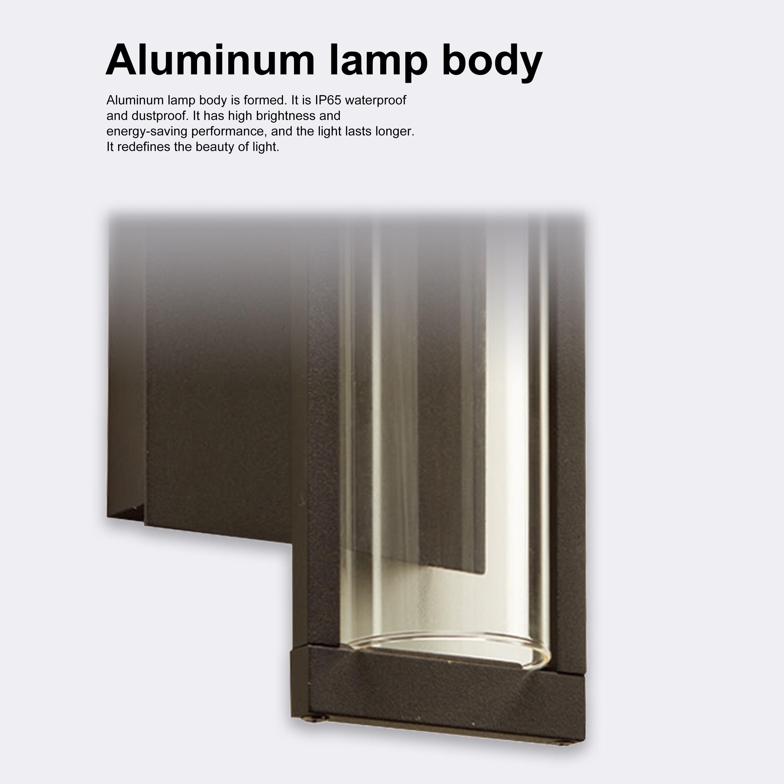 Outdoor Waterproof Square Aluminum Led Wall Lamp for Villa Corridor Courtyard Exterior Garden Balcony Terrace
