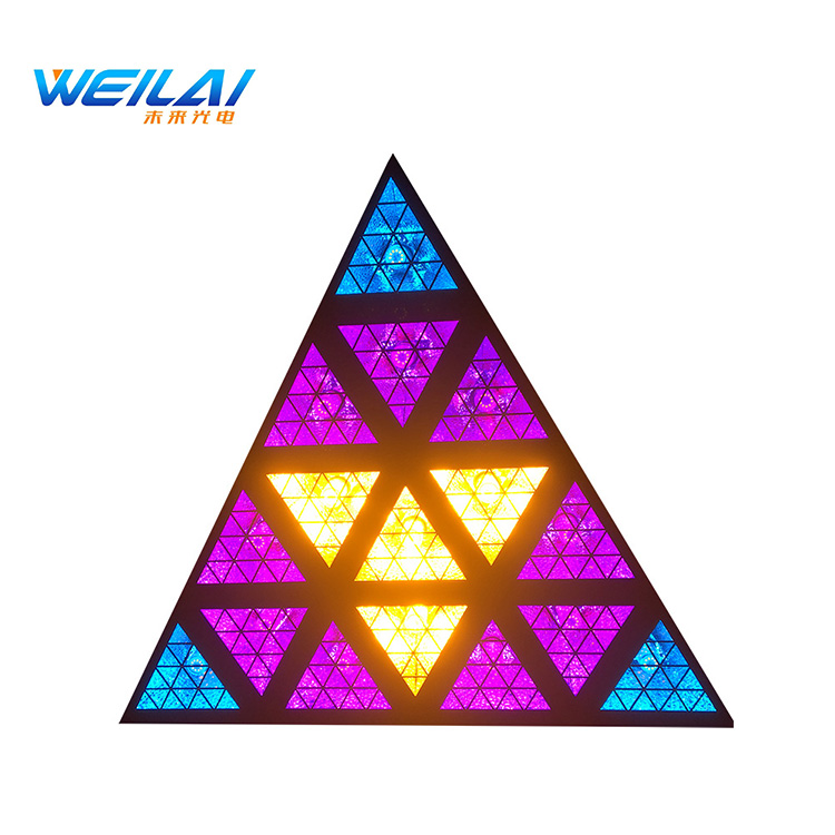 LED Light Source Triangle Effect RGB Matrix Wash Lighting Suitable for TV Studios and Photography
