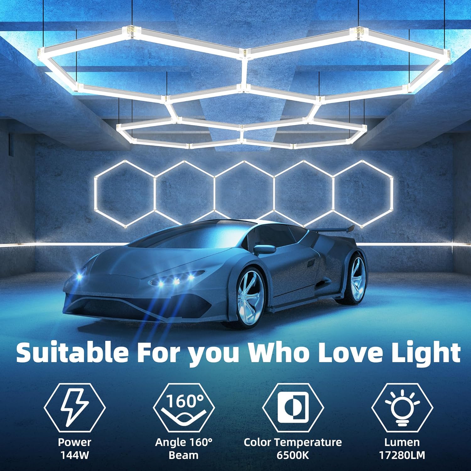 Hexagon LED Light 2