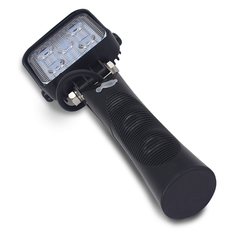 Handheld Rechargeable LED Work Light with 3 Operating Modes - 12v 24v - Cordless Design - Lithium Battery Powered