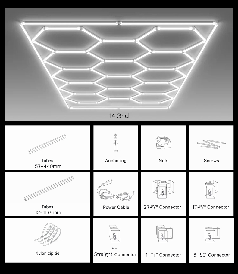 LED Honeycomb System