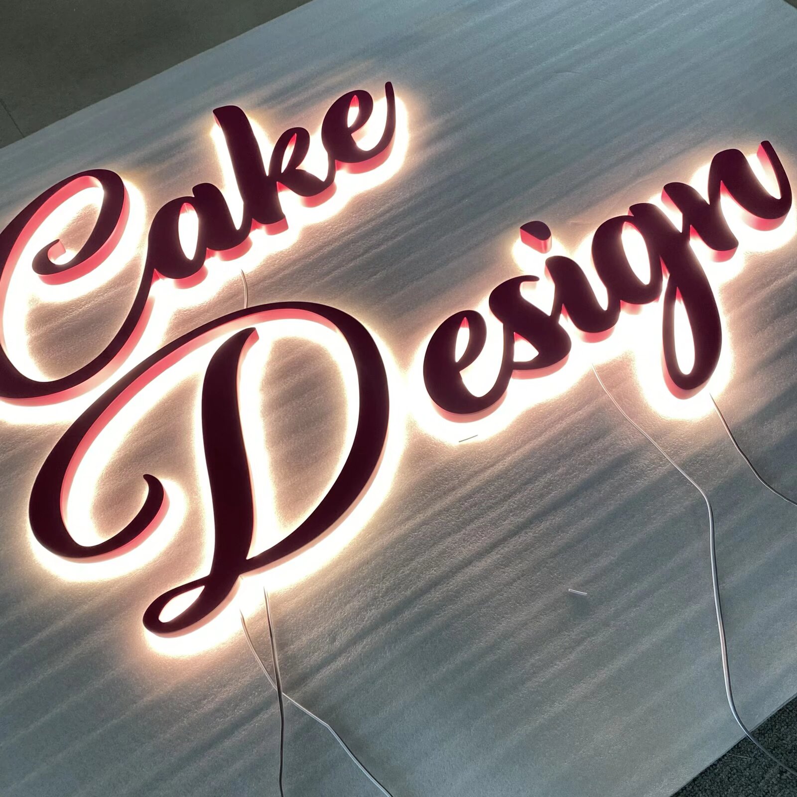 Custom 3D Enseigne Lumineuse LED Commercial Outdoor Illuminated Letters With Stainless Steel/Acrylic RGB/Static Color Options