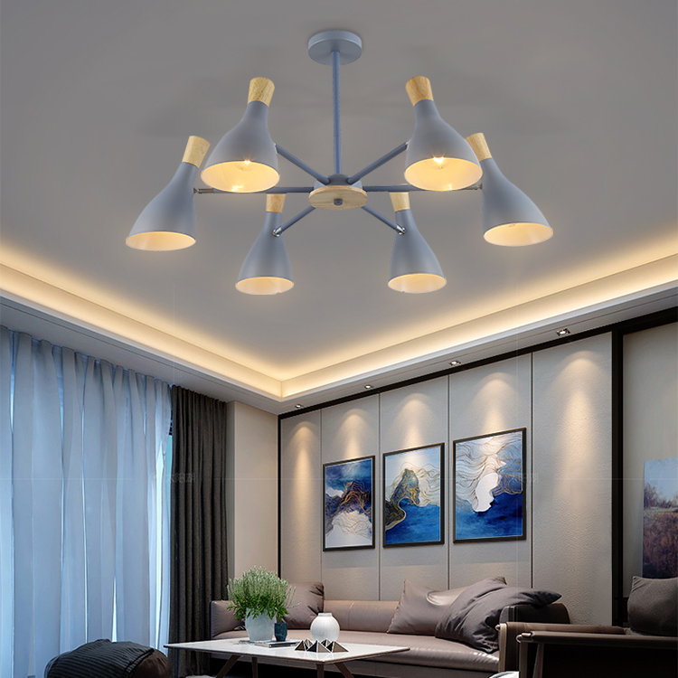 New Geometric Modelling Pendant Light Household Hotel Decoration Branches Chandeliers Ceiling Light