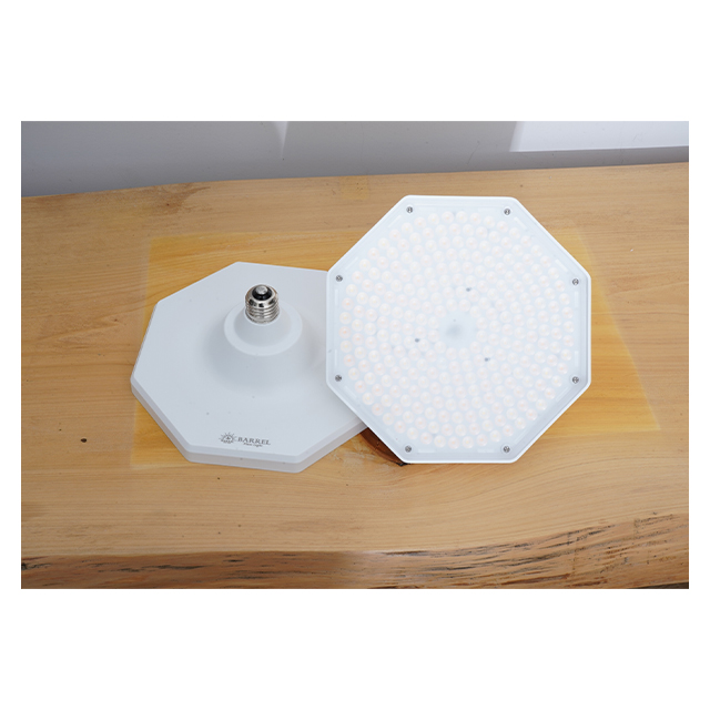 ROKI 50W LED Octagon Grow Light Superlative Quality IP54 Plant Light with Wide Irradiation Enhanced Grades