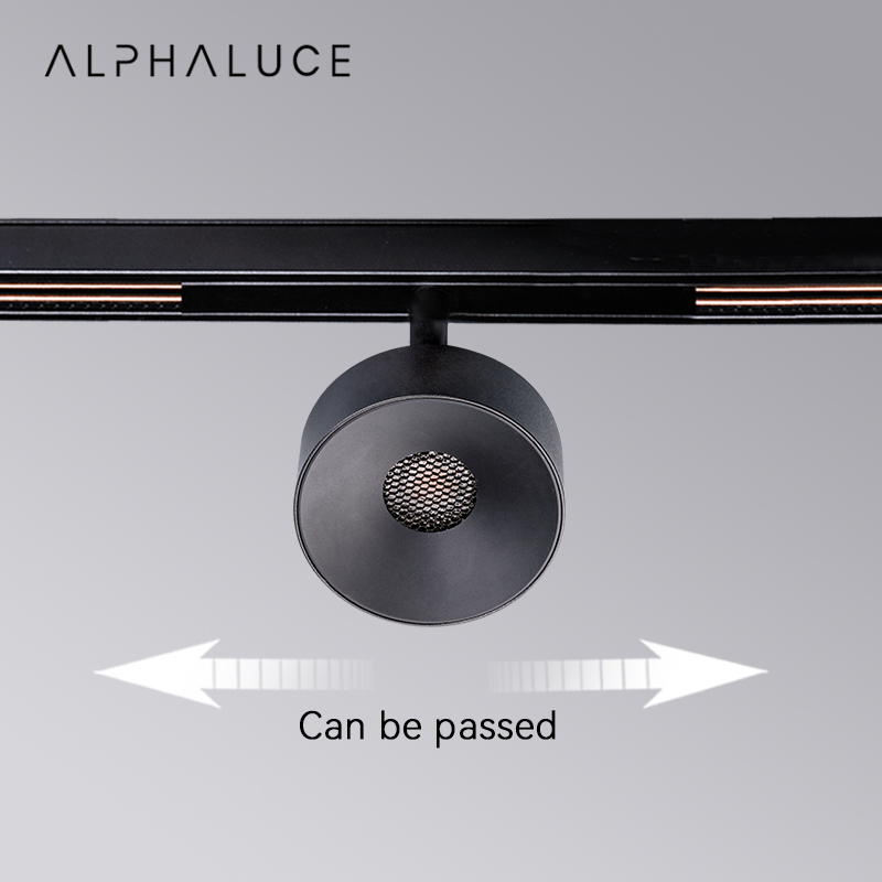 DC48V Dimmable Indoor Showroom Surface Mounted Recessed Spotlight Lighting Rgb Adjustable Wall Washer Magnetic Track Light