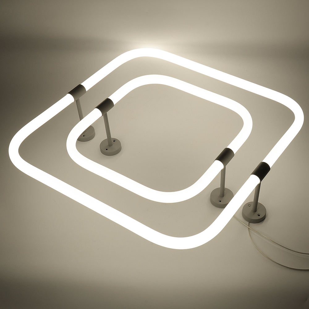 Clothing store specific styling light, modern geometric square ceiling light, Nordic decorative LED panel light