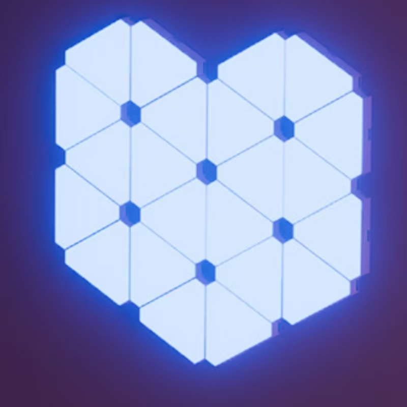 Boyid Honeycomb Background Lights Decorated Quantum Lights Triangular Splicing RGB Smart Gaming Lights Led Wall Lamp